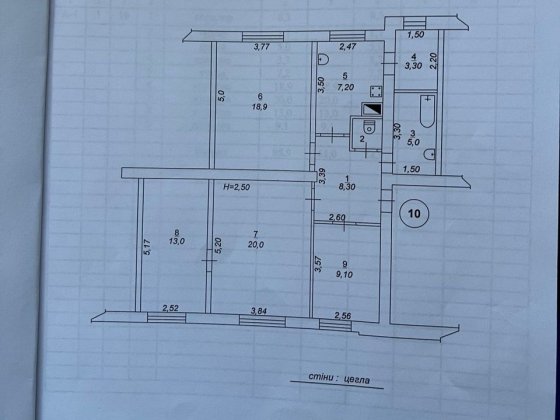 Продаж 3-ної квартири ( Сталінака) бул. Олександрійський Біла Церква