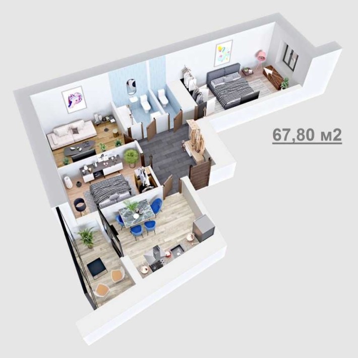 ТЕРМІНОВИЙ ПРОДАЖ! 3к квартира! Найкраща ціна! - фото 1