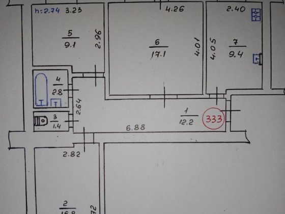 Продаю 3-кімнатну квартиру від господоря
