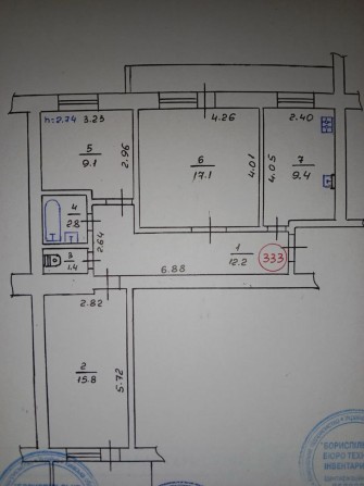 Продаю 3-кімнатну квартиру від господоря - фото 1