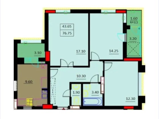 Новобудова 3-кімн. Без комісіі, по вул. Шевченка Белая Церковь