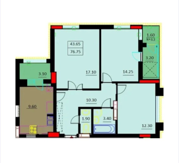 Новобудова 3-кімн. Без комісіі, по вул. Шевченка - фото 1