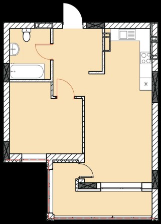 Квартира на набержній, унікальні планування - фото 1