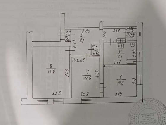 3-кім в Центрі по Шевченко Кременчуг
