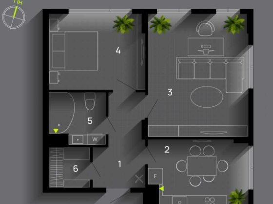 2 кімнатна розтермінування 24 міс перший внесок 8350 дол(Благо) Ивано-Франковск