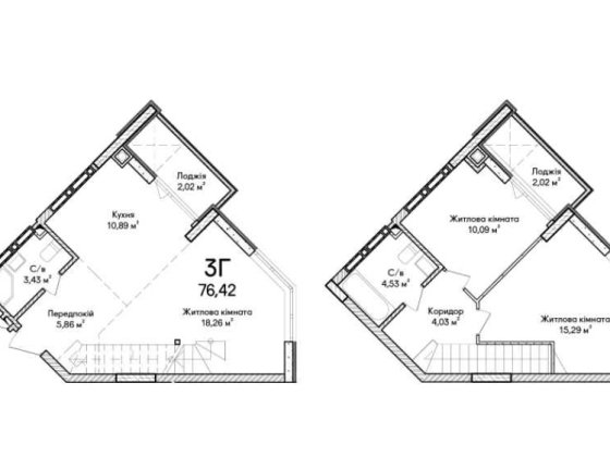Сімейна трикімнатна квартира в затишному ЖК Ірпеня Ірпінь