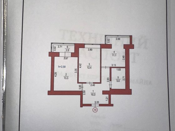 Двокімнатна квартира з панорамою під ремонт Луцьк
