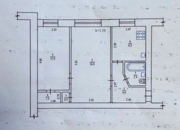 Продам 2х кімнатну квартиру в центрі - фото 1