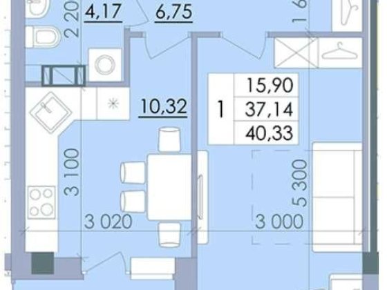 Однокімнатна не ліфтова. В зданому будинку Поверх 2/9 Полтава
