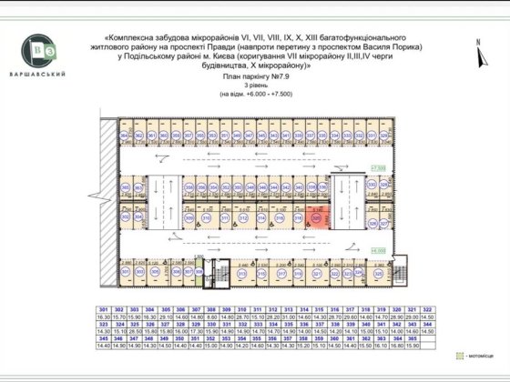 Здам Паркінг Варшавський 3 7.9 Киев