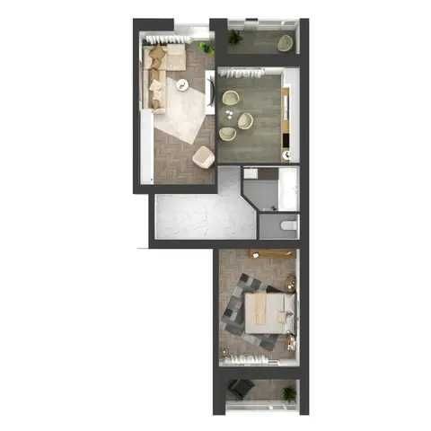 Продаж 2 кімнатної новобудови в ЖК GRAND Липини - фото 1