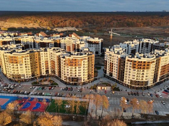 3к квартира 78 кв.м з видом на Набережну. Оформлення 2%. РОЗСТРОЧКА Ирпень