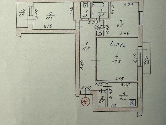 Продаж 3 кімнатної квартири від власника Соборності біля ЗАГСу Луцьк