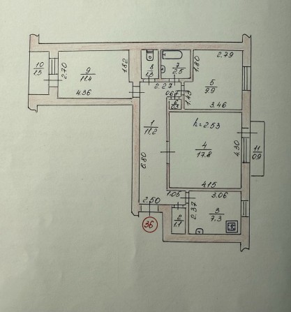Продаж 3 кімнатної квартири від власника Соборності біля ЗАГСу - фото 1