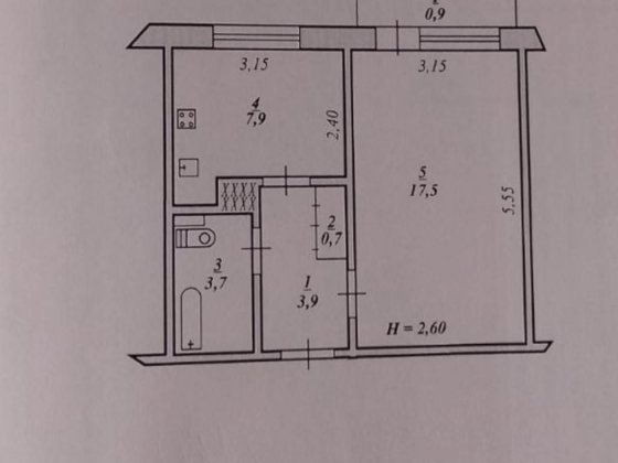 Продаж 1-к мкрн Сонячний (Солнечный) Кривий Ріг