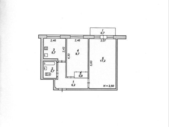 Продам 2-х кімнатну квартиру Кривий Ріг