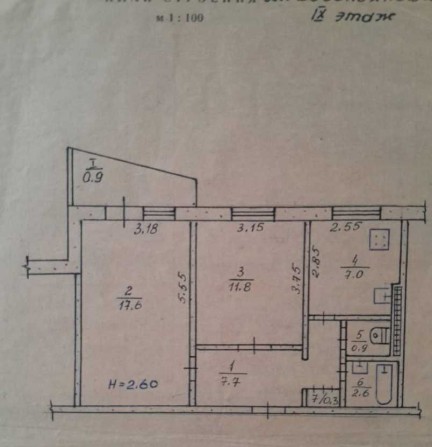 Продаю 2х кімнатну квартиру . 1 Східний - фото 1