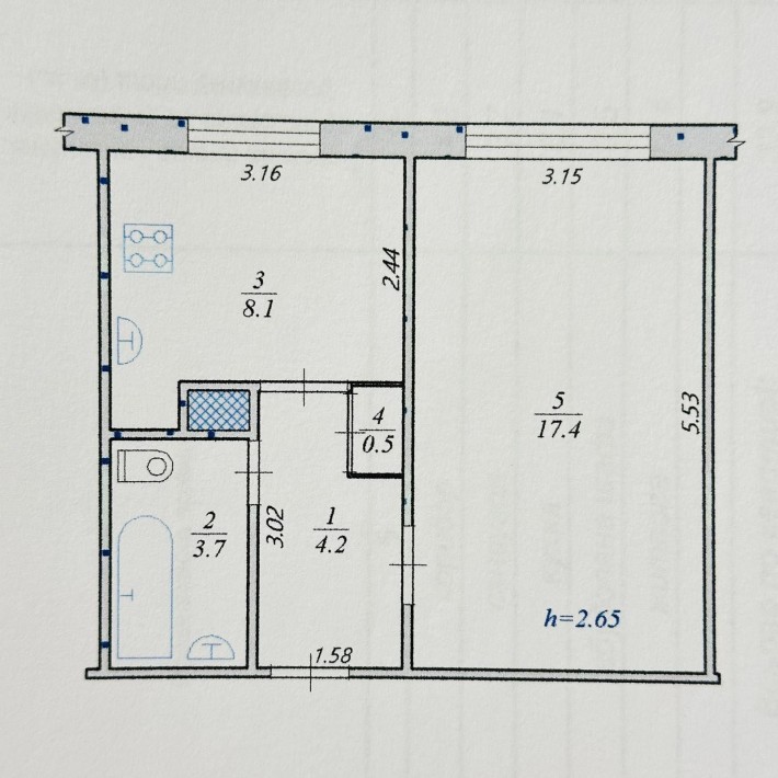 Продам 1 комнатную квартиру от хозяина - фото 1