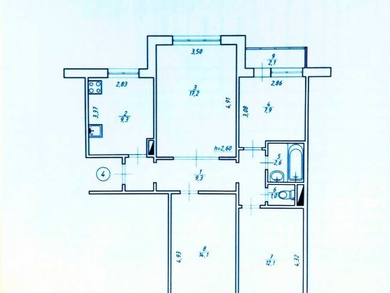 Продаж квартир / Нерухомість / квартири/4х кім.квартира на ул. Г. Крут Суми