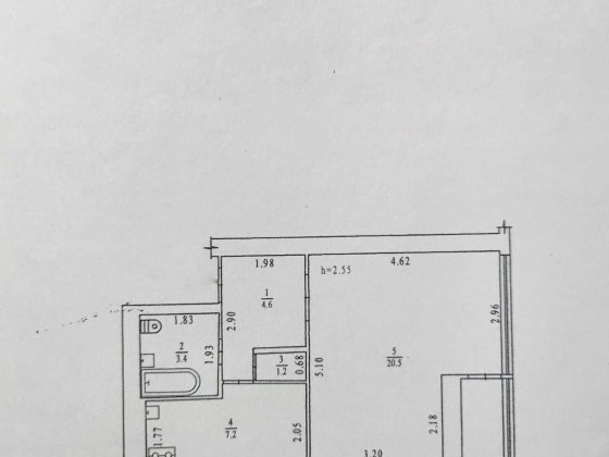Продаж 1-кімнатної квартири, Центр, р-н 5 школи Полтава