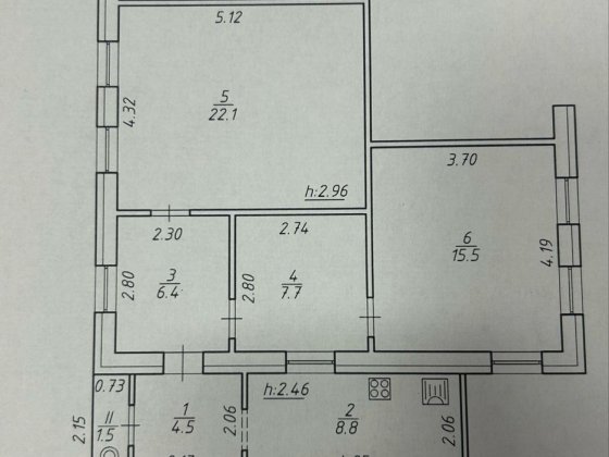 Продам 4 кімнатну квартиру на землі на Псільській. Сумы