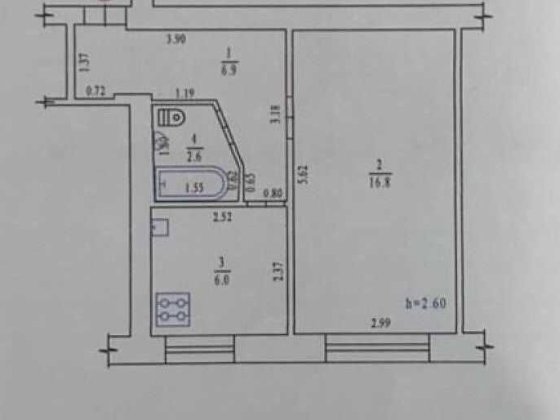Продаж по вул.Соборності 1к квартира елітний Центр міста Полтава