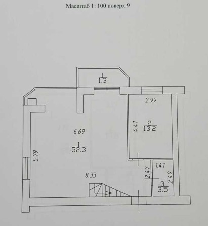 Дворівнева преміальна квартира 139,4м2 у центрі міста - фото 1