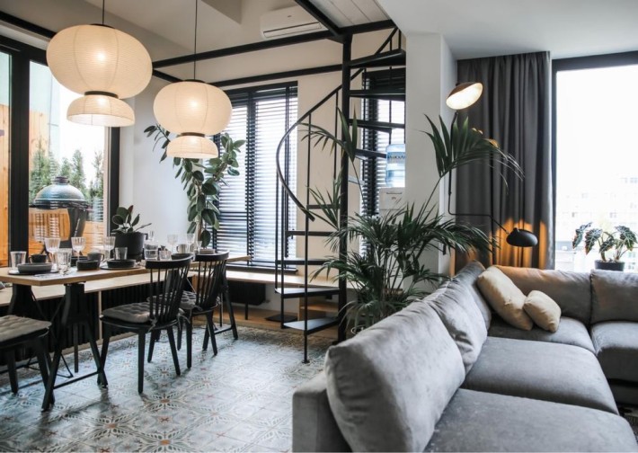 Дизайнерская 2х уровневая кв. 92 м2 с террасой ЖК Комфорт Таун без% - фото 1