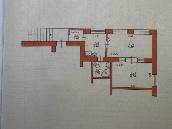 Продаж 1-к квартири вул.Пирогова Чернівці