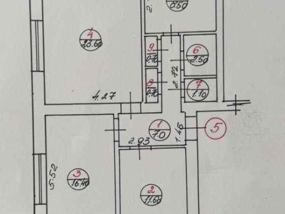 Продаж просторої 3-х кім.квартири без ремонту Ужгород