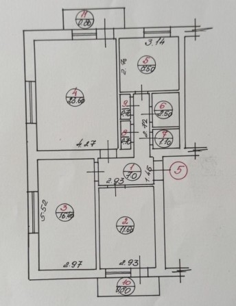 Продаж просторої 3-х кім.квартири без ремонту - фото 1