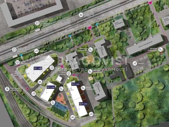 Продаж 1-кім кв пр. Любомира Гузара, Комарова 15 а Сучасний квартал Київ