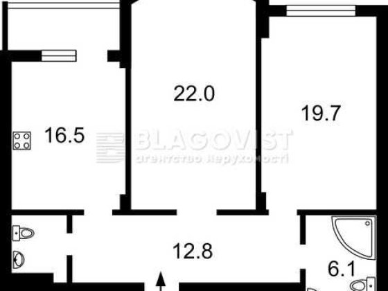 Продаж 2-х кім квартири в ЖК Паркове місто Киев