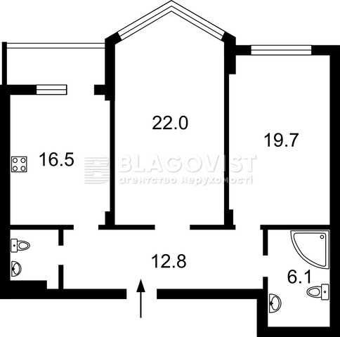 Продаж 2-х кім квартири в ЖК Паркове місто - фото 1