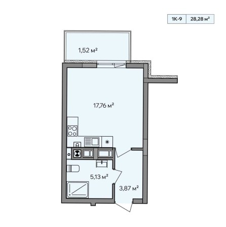 Продаж 1 кімнатної квартри. Ужгород. - фото 1