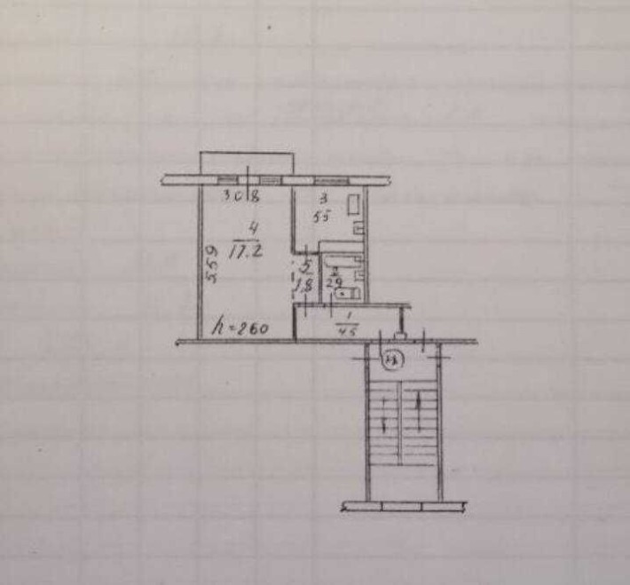 Продам 1к квартиру  вул Батумська Петра Калнишевського, сквер Усачова - фото 1