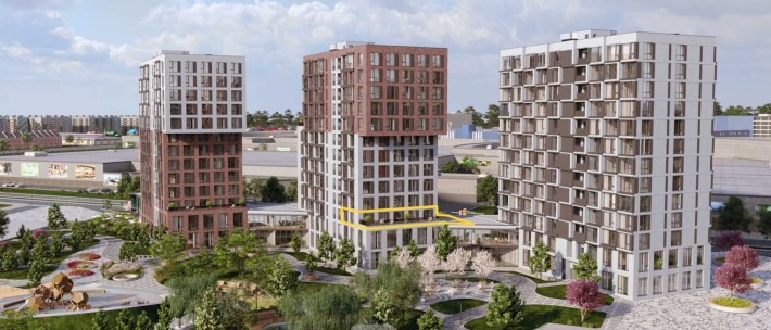 3-кімнатна з великою терасою в ЖК Lucky Land - фото 1