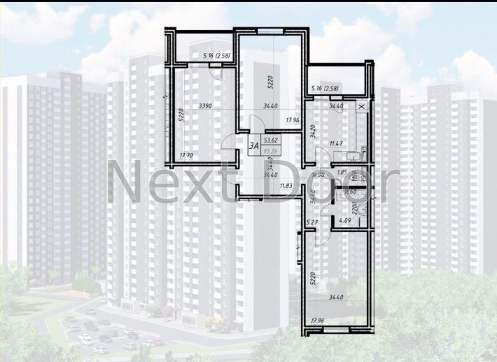 Продаж 3-ної квартири ЖК Навігатор -2 без комісії - фото 1