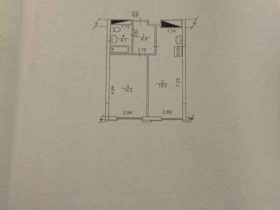 Продам однокомнатную квартиру р-н Масаны Чернигов