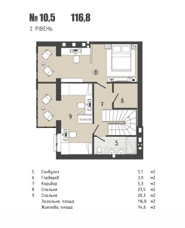 (5)   Продам 3к квартиру на Вишеньці 4422 - фото 1