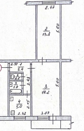 Двокімнатна за ціною  однокімнатної - фото 1