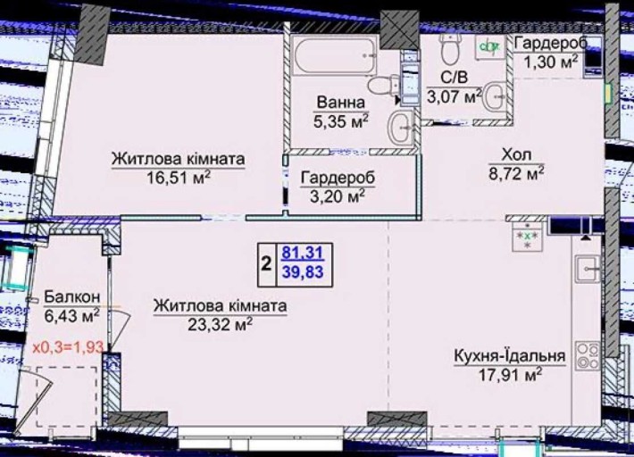 Продаж квартири без ремонта 81 м 8 черга 5 буд ЖК Новопечерські Липки - фото 1