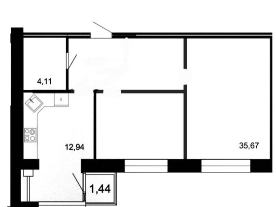 Сімейний комфорт 1 (12 секція)/ не кутова Вінниця