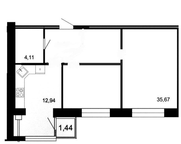 Сімейний комфорт 1 (12 секція)/ не кутова - фото 1