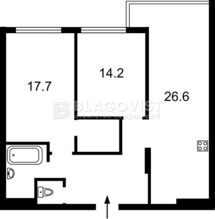 Продаж 2к Олеся Олександра 6б ЖК Варшавський Мікрорайон частково ремон - фото 1