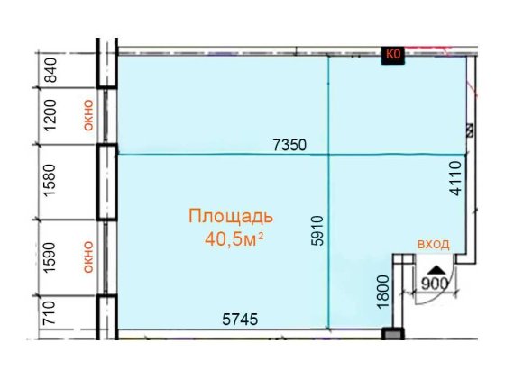 Своя квартира новострой 1/5, район Гагарина 40,4м2 Днепр
