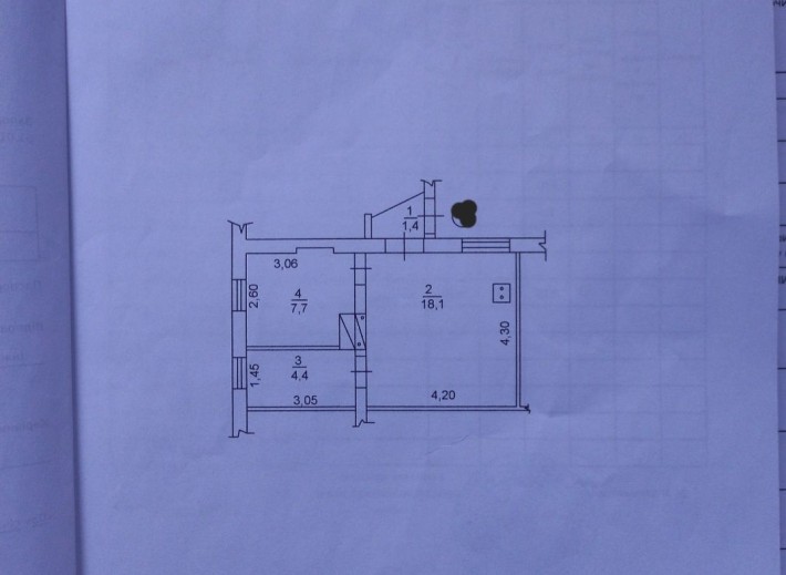 Продам 1к квартиру, 1/2, Поштова - фото 1