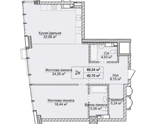Верхогляда 19, Новопечерські Липки, 89,24м2, Печерськ , Центр Киев