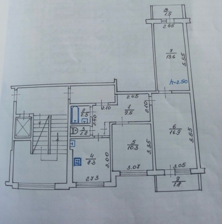 Продаж 3кімн.квартира вул.Володимира Великого ,чешка. - фото 1
