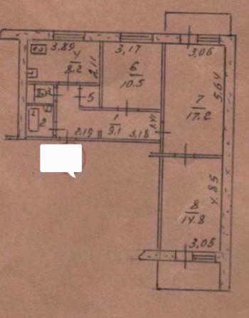 3х комн квартира Шевченковский район - фото 1